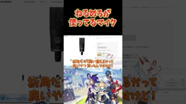 【原神】ねるめろが使っているマイクが9万超えのコンデンサーマイクだった件。  #ねるめろ切り抜き #ねるめろ #原神