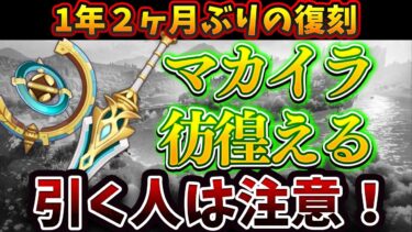 【原神】ver4.8後半の武器ガチャ悩んでる人へ！〇〇が来るので注意してください！！！