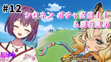 【原神】原石集め＆ガチャ配信　＃12　【如月琉桜】