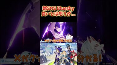 【原神】新SNS、Blueskyをねるめろが使っていない理由。  #ねるめろ切り抜き #ねるめろ #原神